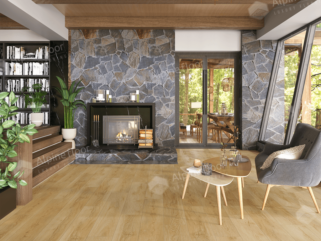 Кварц-виниловая плитка Alpine Floor Eco 21-17 Жардин