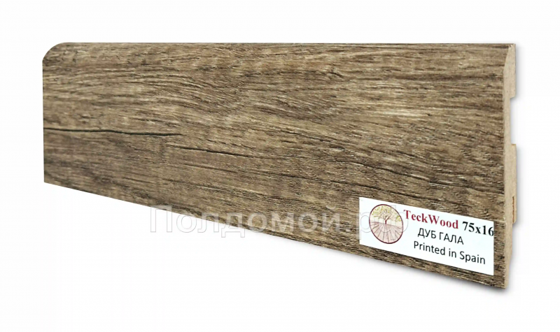 Плинтус МДФ Teckwood Дуб Гала