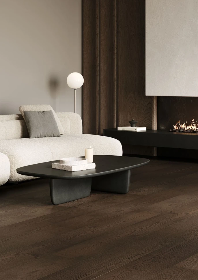 Кварц-виниловый паркет Quartz Parquet 1258-03 Дуб Трюфельный