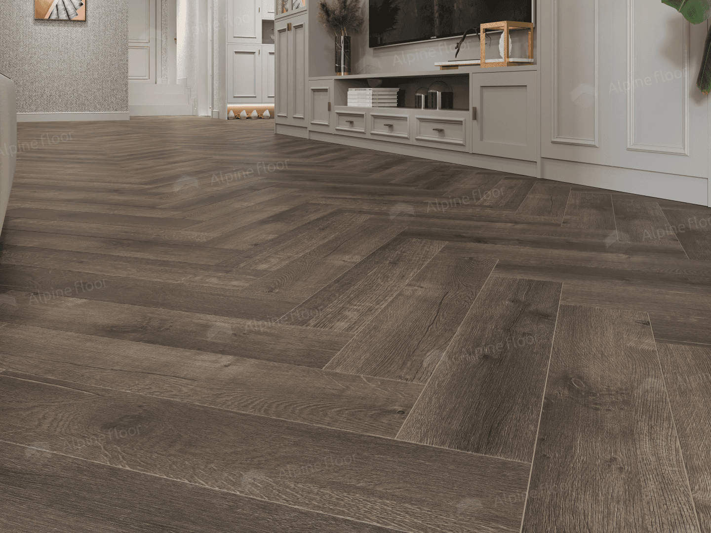 Кварц-виниловая плитка Alpine Floor Дуб Антарес Eco 13-19