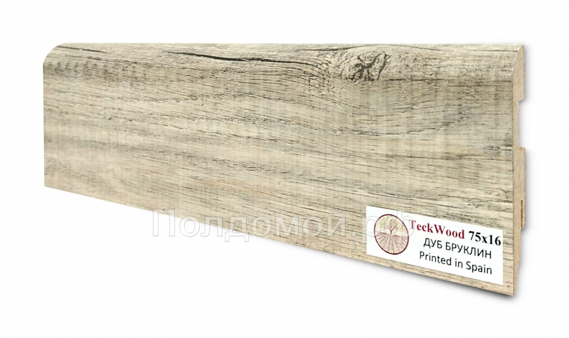 Плинтус МДФ Teckwood Дуб Бруклин
