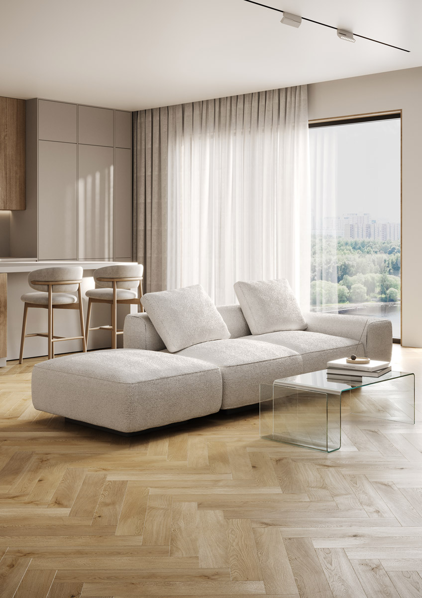 Кварц-виниловый ламинат Fargo Bevel Parquet 33-653-27 Дуб Гавана