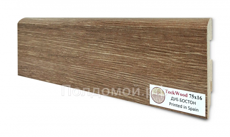Плинтус МДФ Teckwood Дуб Бостон (Oak Boston)