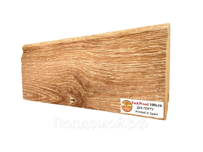 Плинтус МДФ Teckwood Дуб Порту (Oak Porto)