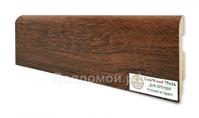 Плинтус МДФ Teckwood Дуб Бренди (Oak Brandy)