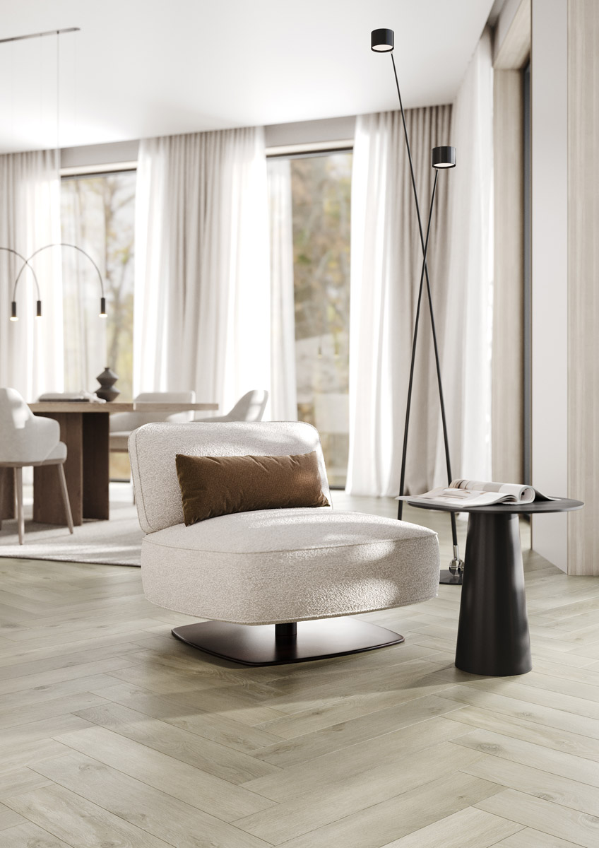 Кварц-виниловый ламинат Fargo Bevel Parquet 33-739-11 Дуб Ницца