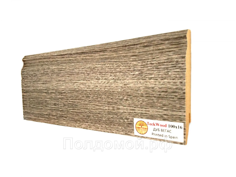 Плинтус МДФ Teckwood Дуб Вегас (Oak Vegas)