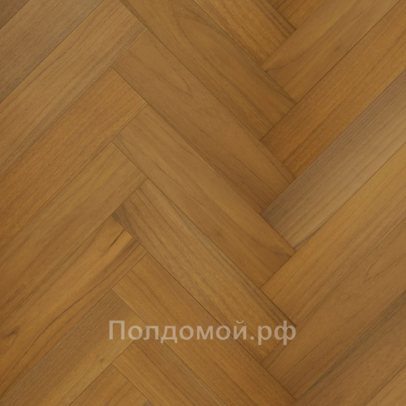 Кварц-виниловый паркет Quartz Parquet 44-400-71 Тик Южноамериканский Глянец
