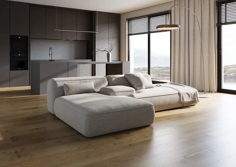 Кварц-виниловый паркет Quartz Parquet 1258-02 Дуб Муссон