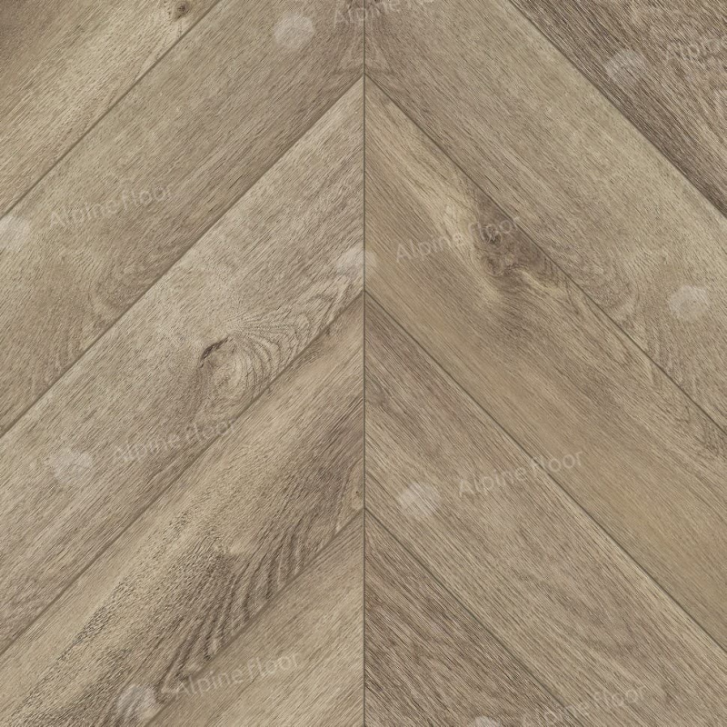 Кварц-виниловая плитка Alpine Floor Eco 18-3 Дуб Натуральный Отбеленный Chevron