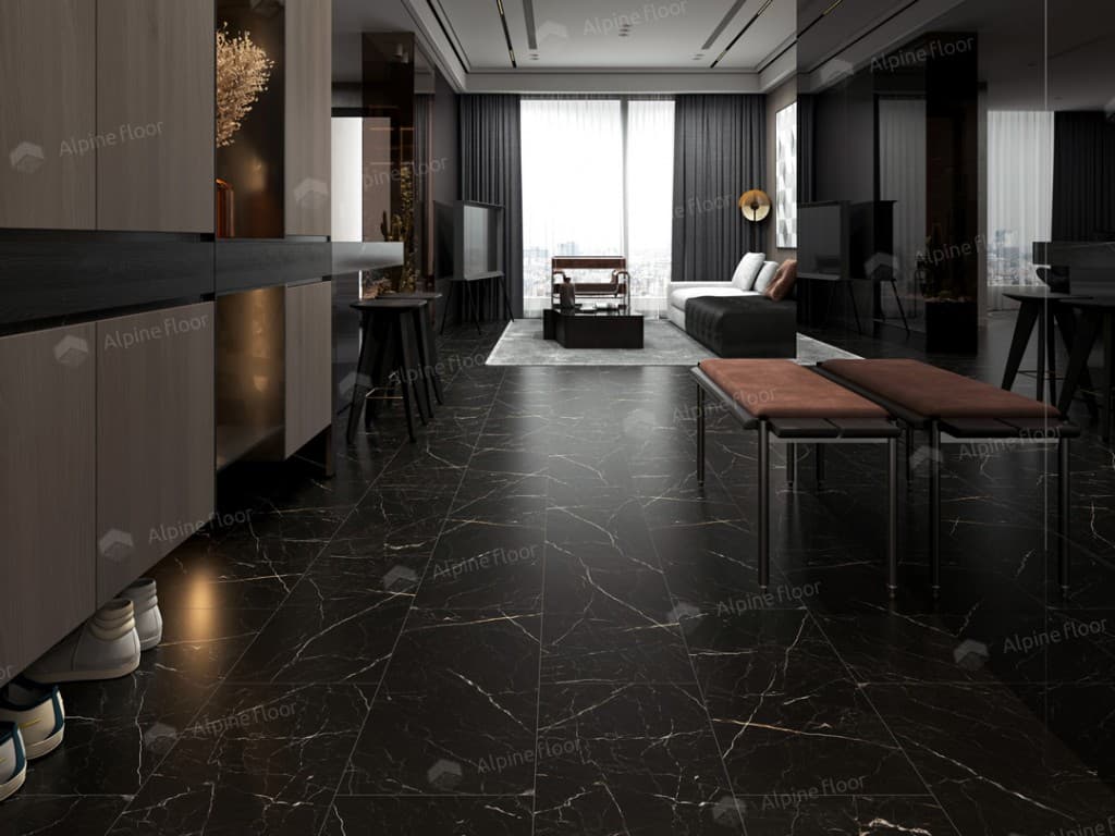 Кварц-виниловая плитка Alpine Floor Неро Eco 4-27