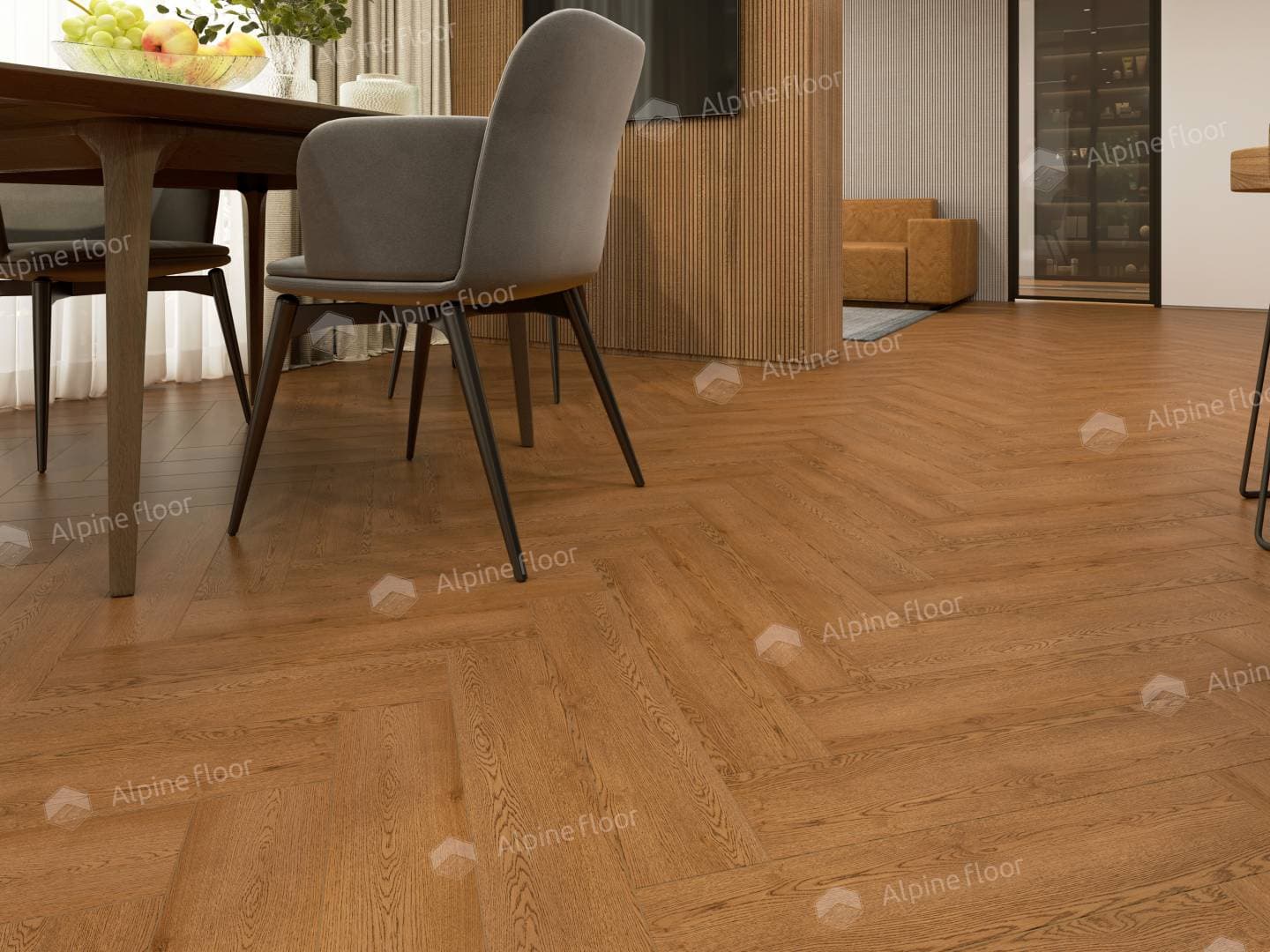 Кварц-виниловая плитка Alpine Floor Дуб Селена Eco 13-32