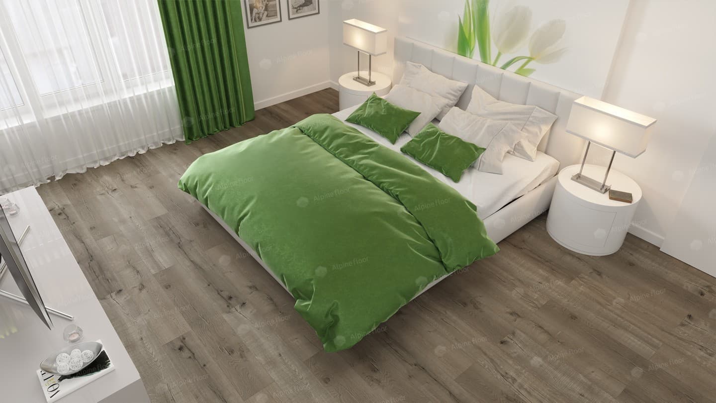 Кварц-виниловая плитка Alpine Floor Дуб Verdan Eco 2-4