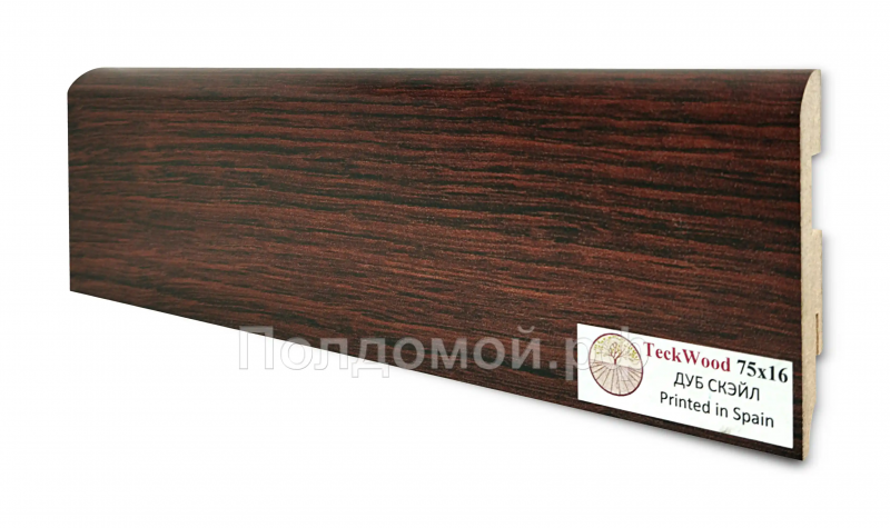Плинтус МДФ Teckwood Дуб Скэйл (Oak Scale)