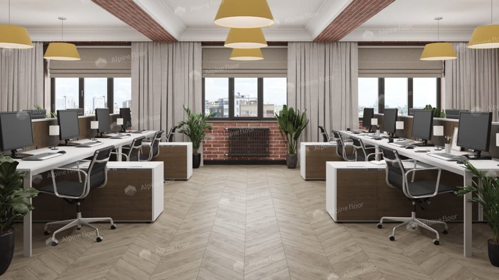 Виниловая плитка Alpine Floor Eco 20-11 Карите Chevron