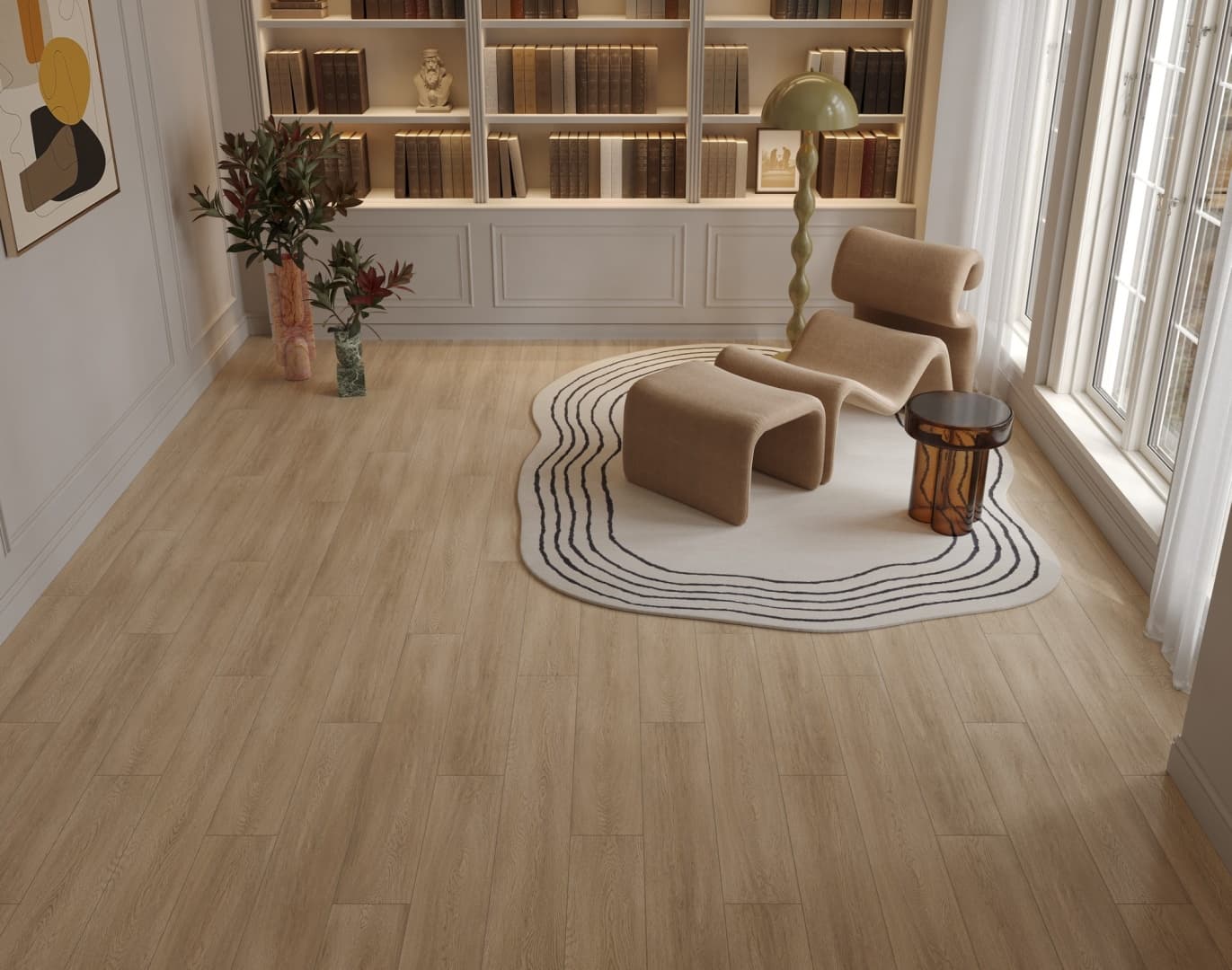 Кварц-виниловая плитка Alpine Floor Туманный Лес Eco 9-4