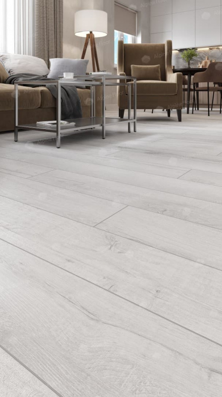 Кварц-виниловая плитка Alpine Floor Дуб Морская Пена Eco 7-21 Aba