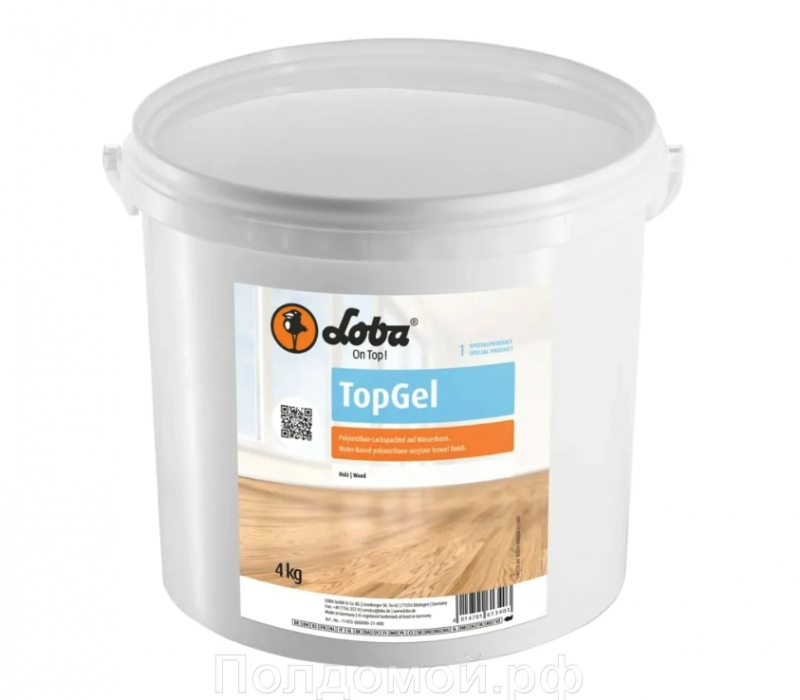 Водный Гель Lobadur Top Gel 4кг