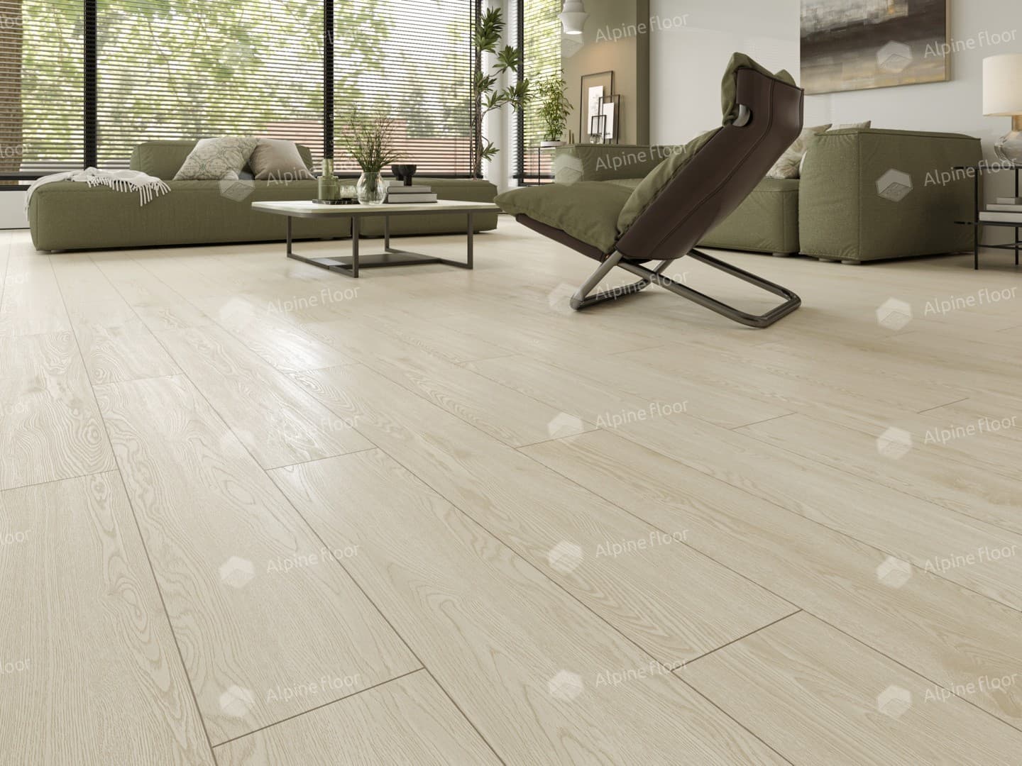 Кварц-виниловая плитка Alpine Floor Модерато Eco 14-1101