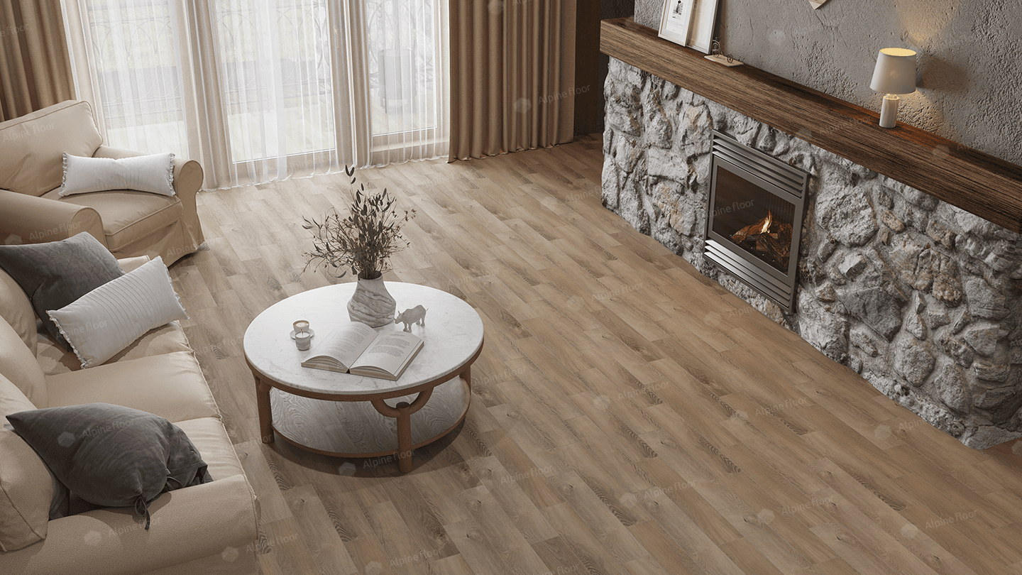 Виниловая плитка Alpine Floor Eco 16-17 Дуб Синистра
