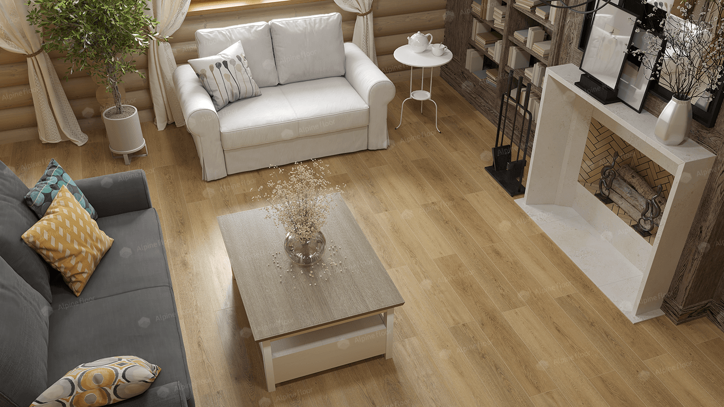 Кварц-виниловая плитка Alpine Floor Есо 11-31 Сьерра