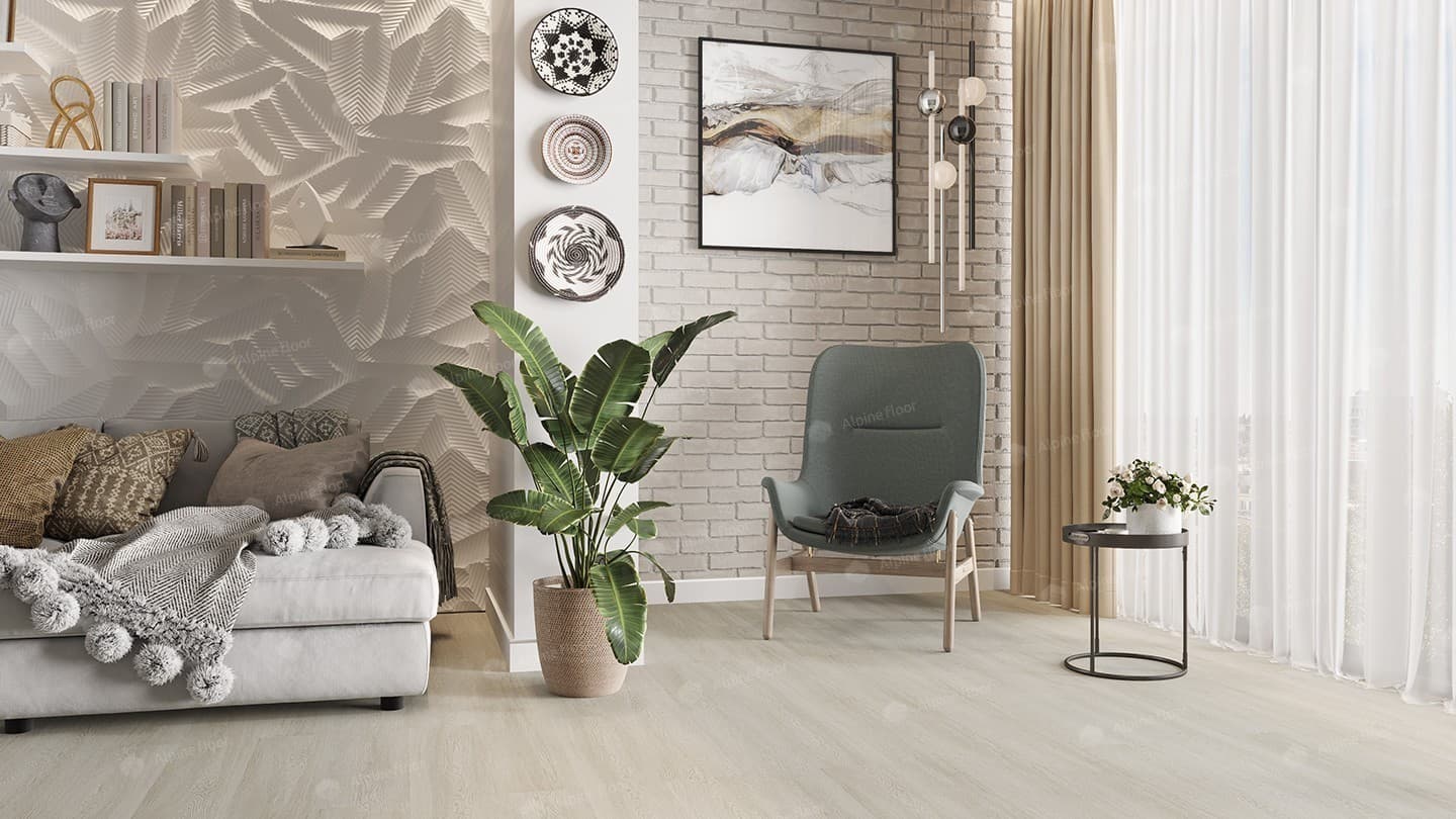 Кварц-виниловая плитка Alpine Floor Виваче Eco 14-2