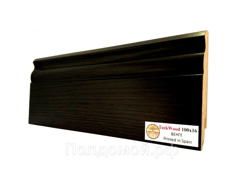 Плинтус МДФ Teckwood Венге (Wenge)