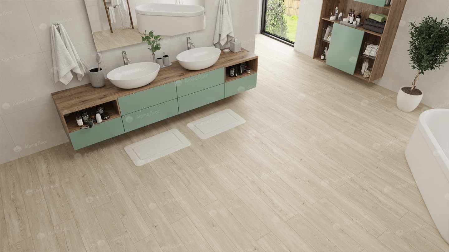 Кварц-виниловая плитка Alpine Floor Секвойя Серая Есо 6-5 Lvt