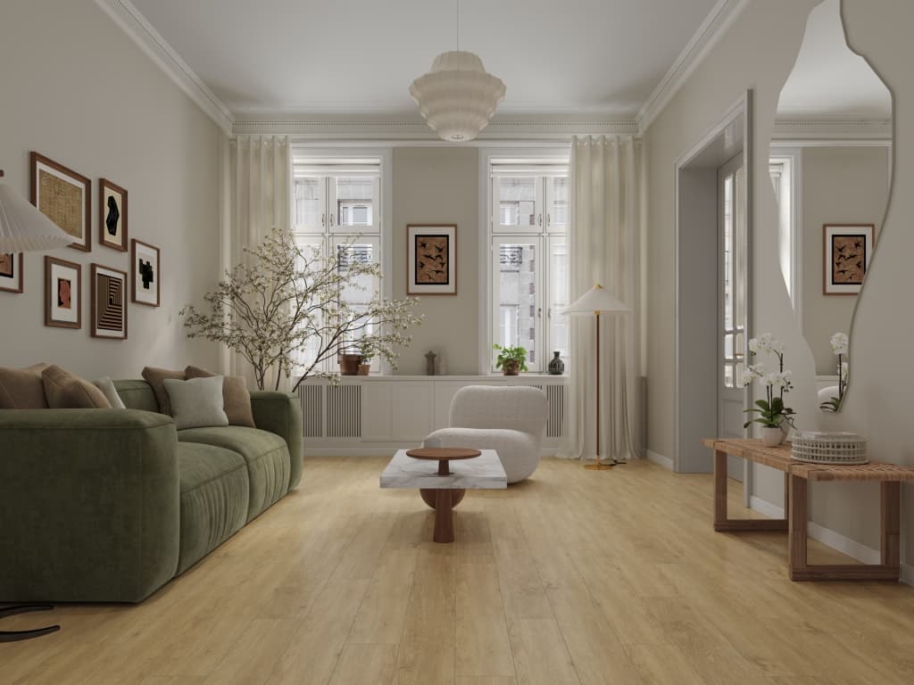 Кварц-виниловая плитка Alpine Floor Гранд Секвойя Миндаль Eco 11-608 Мс