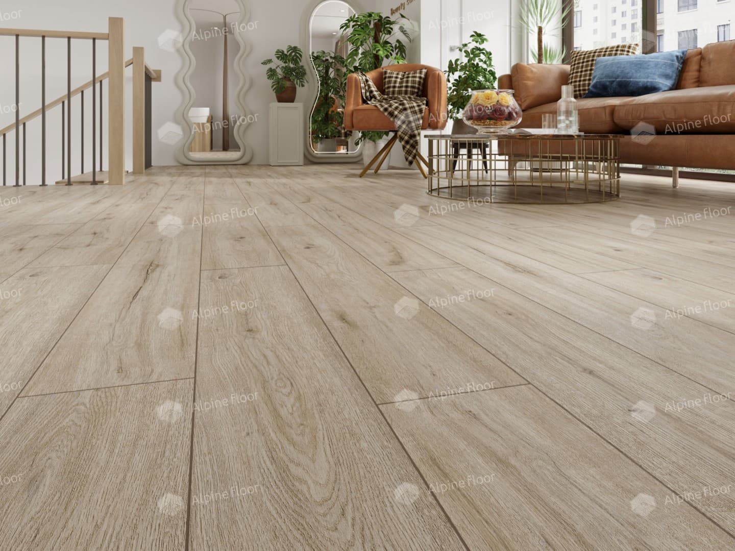 Кварц-виниловая плитка Alpine Floor Прэсто Eco 14-801