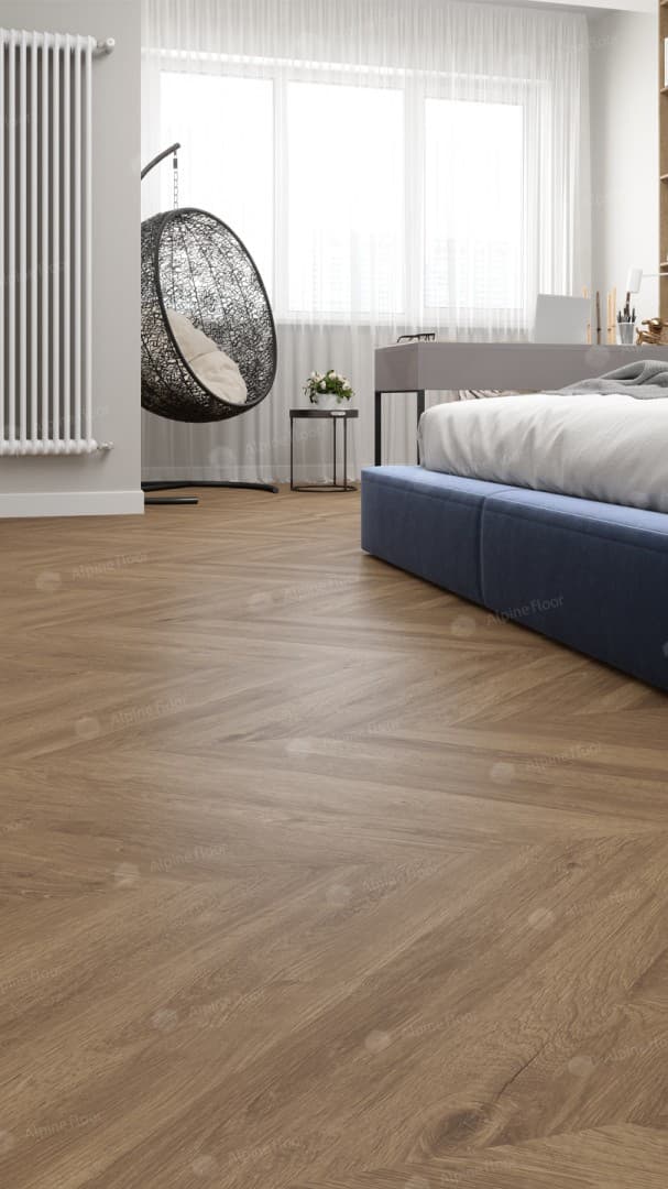 Виниловая плитка Alpine Floor Французская Елочка Eco 3-25