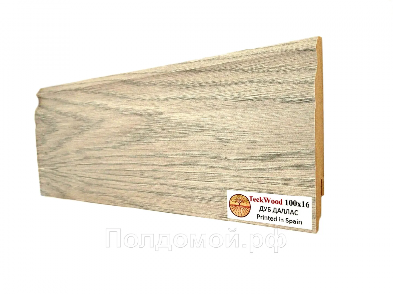 Плинтус МДФ Teckwood Дуб Даллас (Oak Dallas)