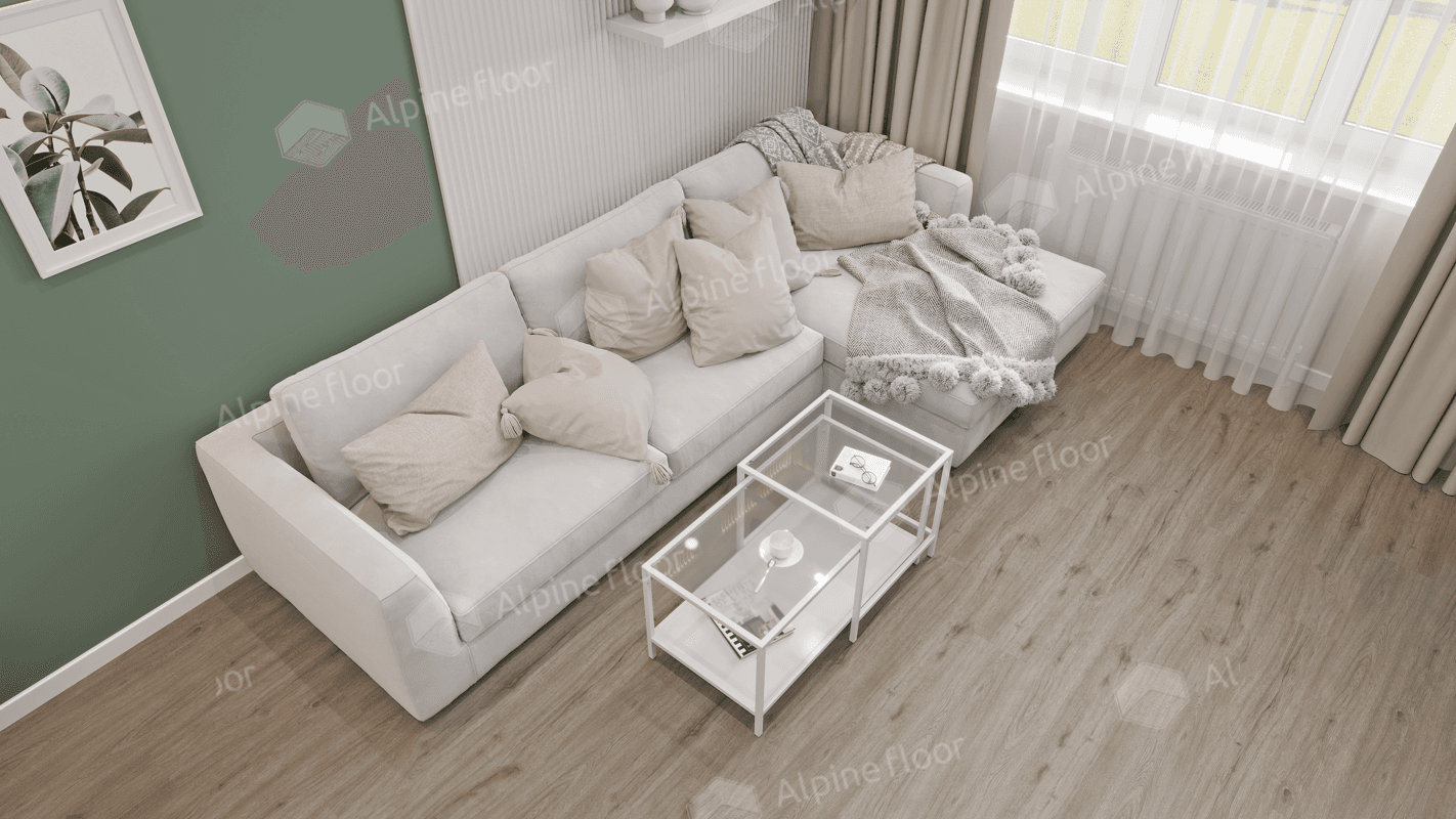 Кварц-виниловая плитка Alpine Floor Прэсто Eco 14-801