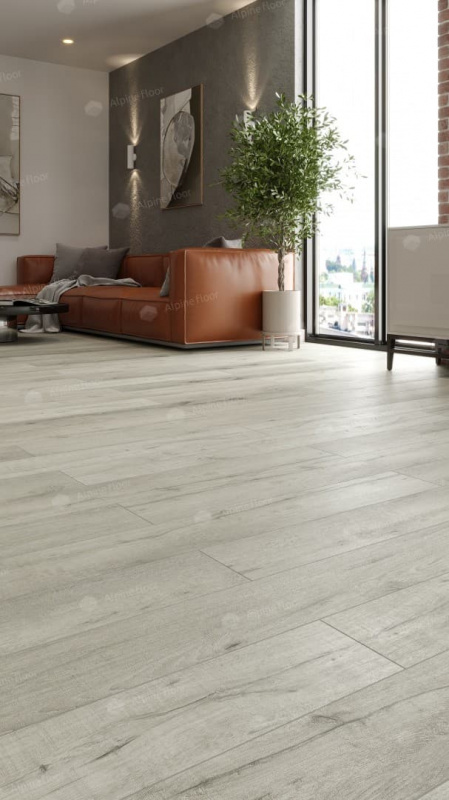 Кварц-виниловая плитка Alpine Floor Дуб Серебряный Eco 7-22 Aba