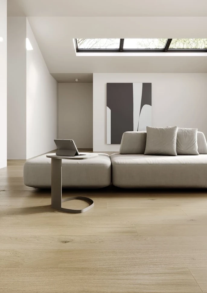 Кварц-виниловый паркет Quartz Parquet 1258-07 Дуб Бисквитный