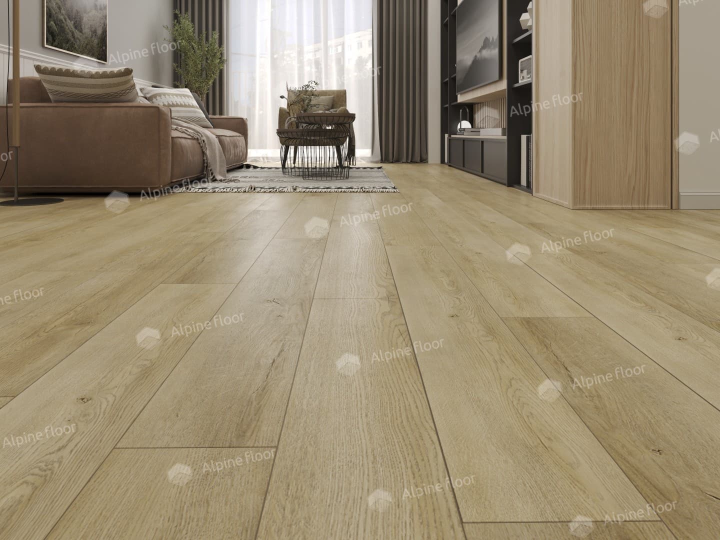 Виниловая плитка Alpine Floor Дуб Старинный Eco 5-33