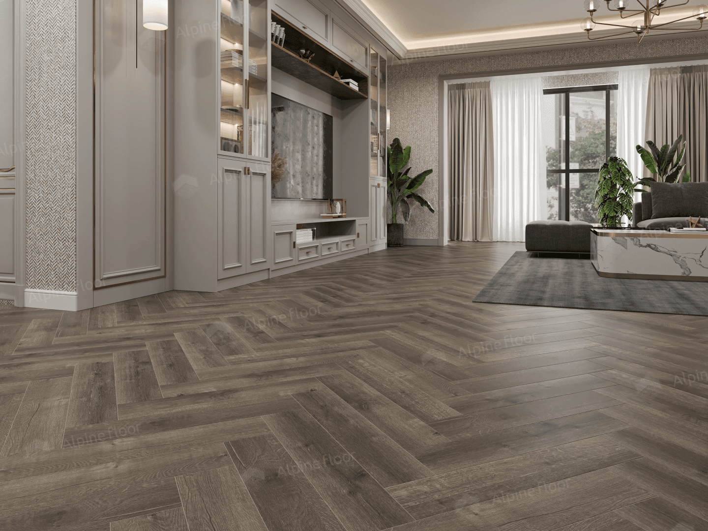 Кварц-виниловая плитка Alpine Floor Дуб Антарес Eco 13-19