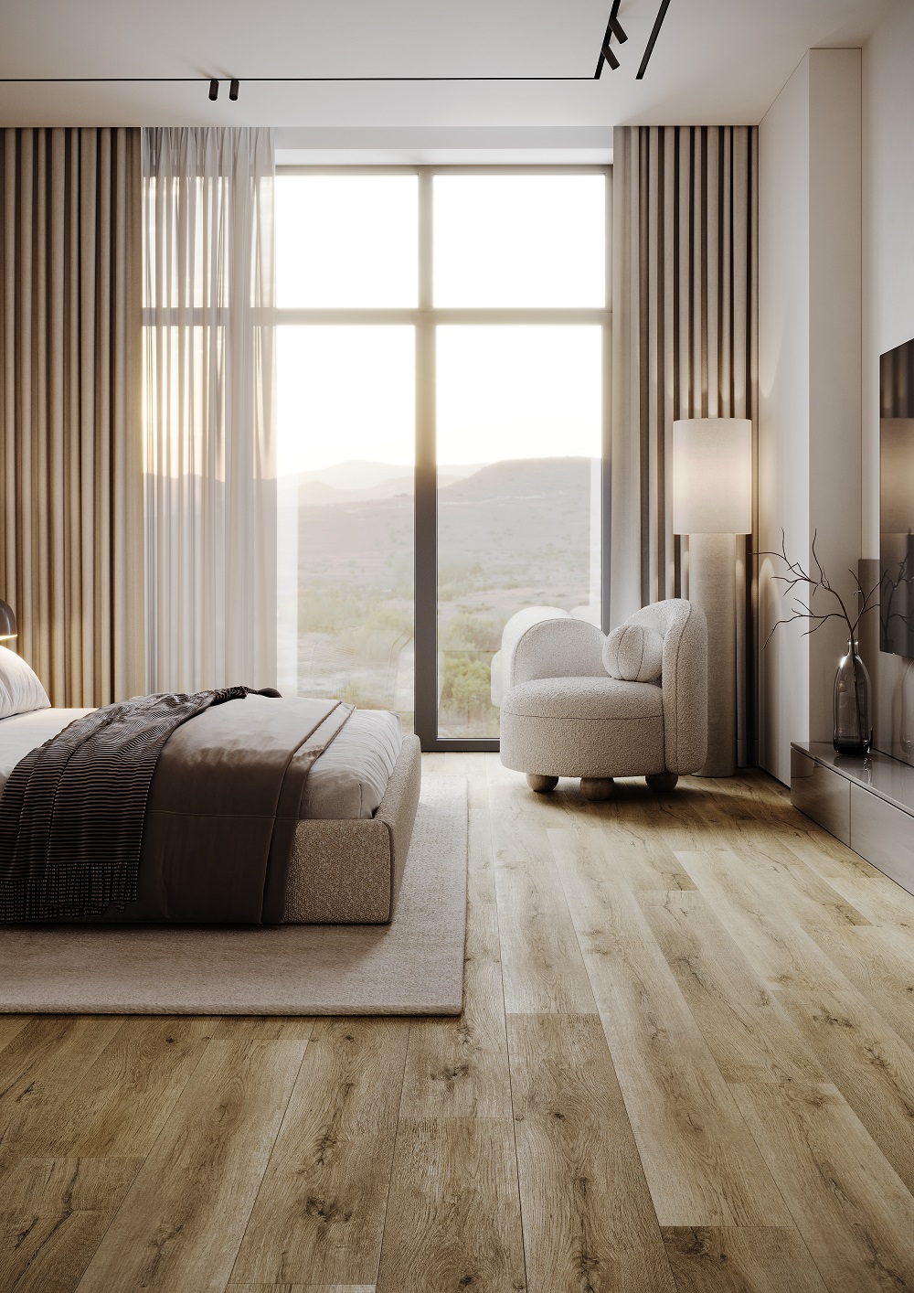 Кварц-виниловый ламинат Fargo Bevel 50-5009-5 Дуб Виргинский