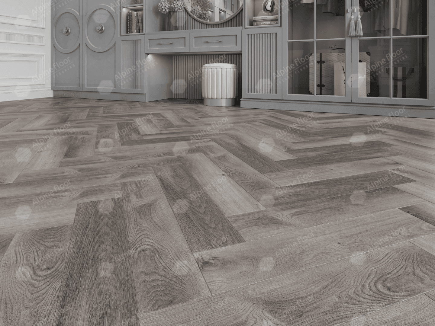 Кварц-виниловая плитка Alpine Floor Дуб Мерга Eco 13-13
