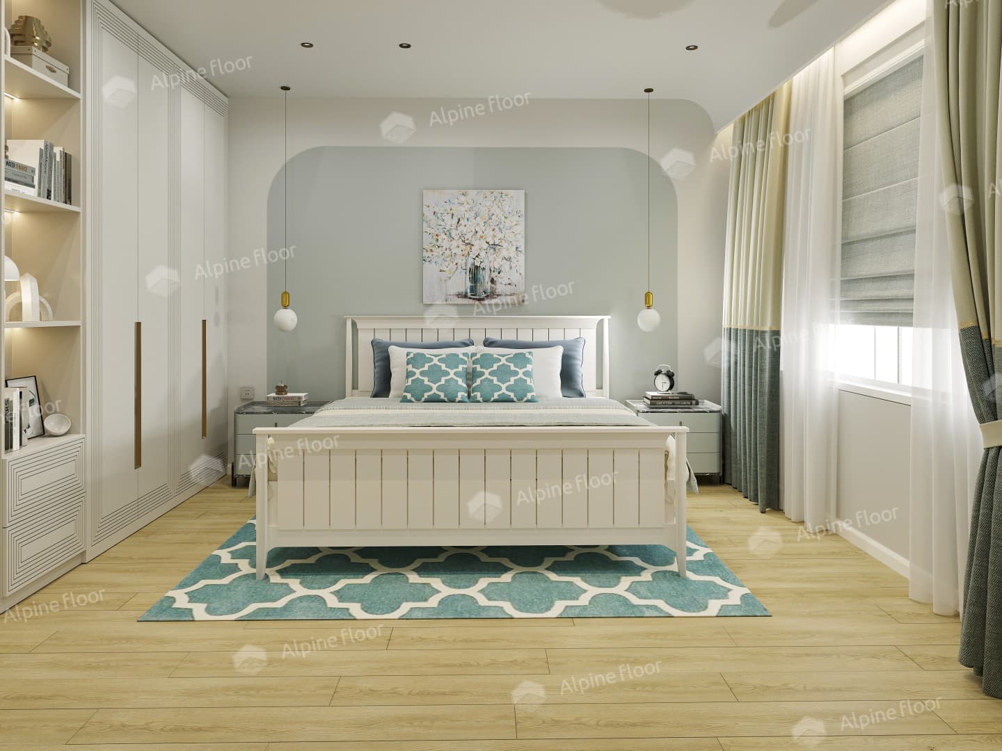 Кварц-виниловая плитка Alpine Floor Eco 135-6 Mc Тисс