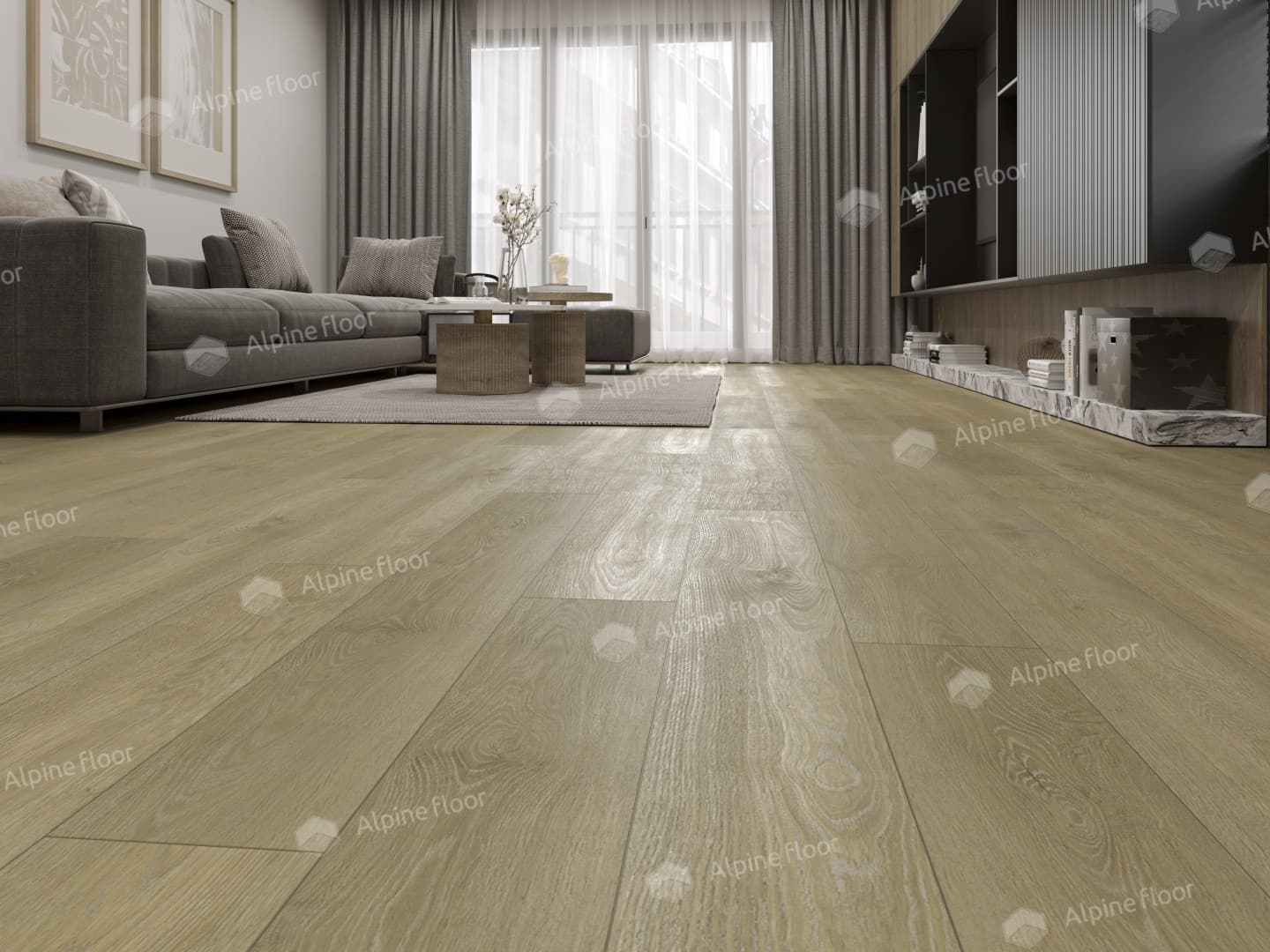 Виниловая плитка Alpine Floor Eco 3-36 Дуб Скандинавия