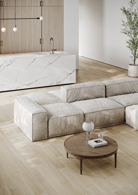 Кварц-виниловый паркет Quartz Parquet 7-405 Дуб Лимба