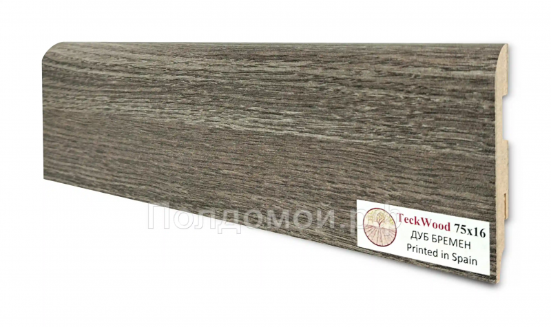 Плинтус МДФ Teckwood Дуб Бремен (Oak Bremen)