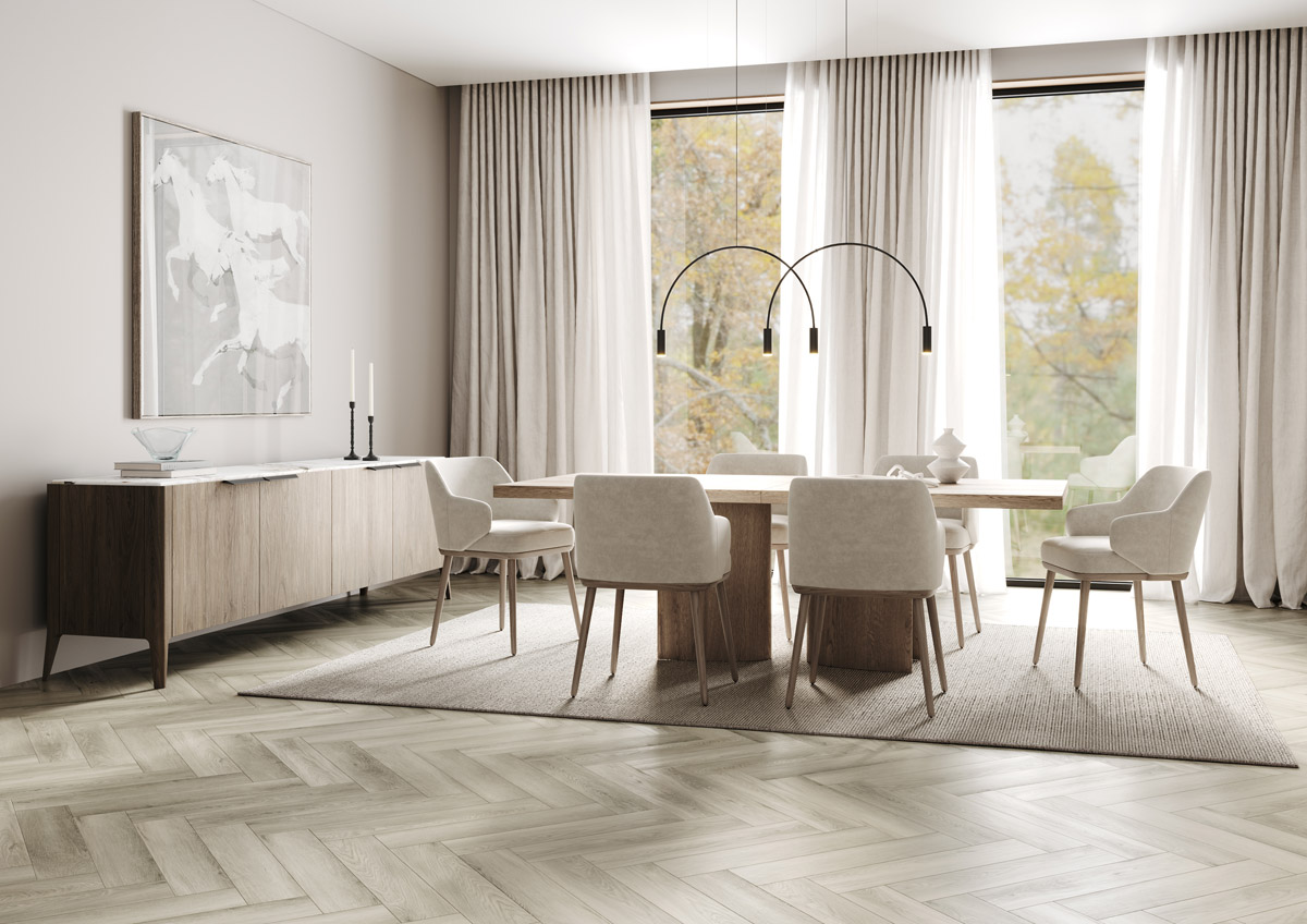 Кварц-виниловый ламинат Fargo Bevel Parquet 33-6191-18 Дуб Бодрум
