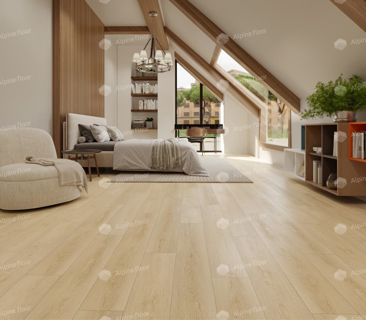 Кварц-виниловая плитка Alpine Floor Тихий Лес Eco 9-13