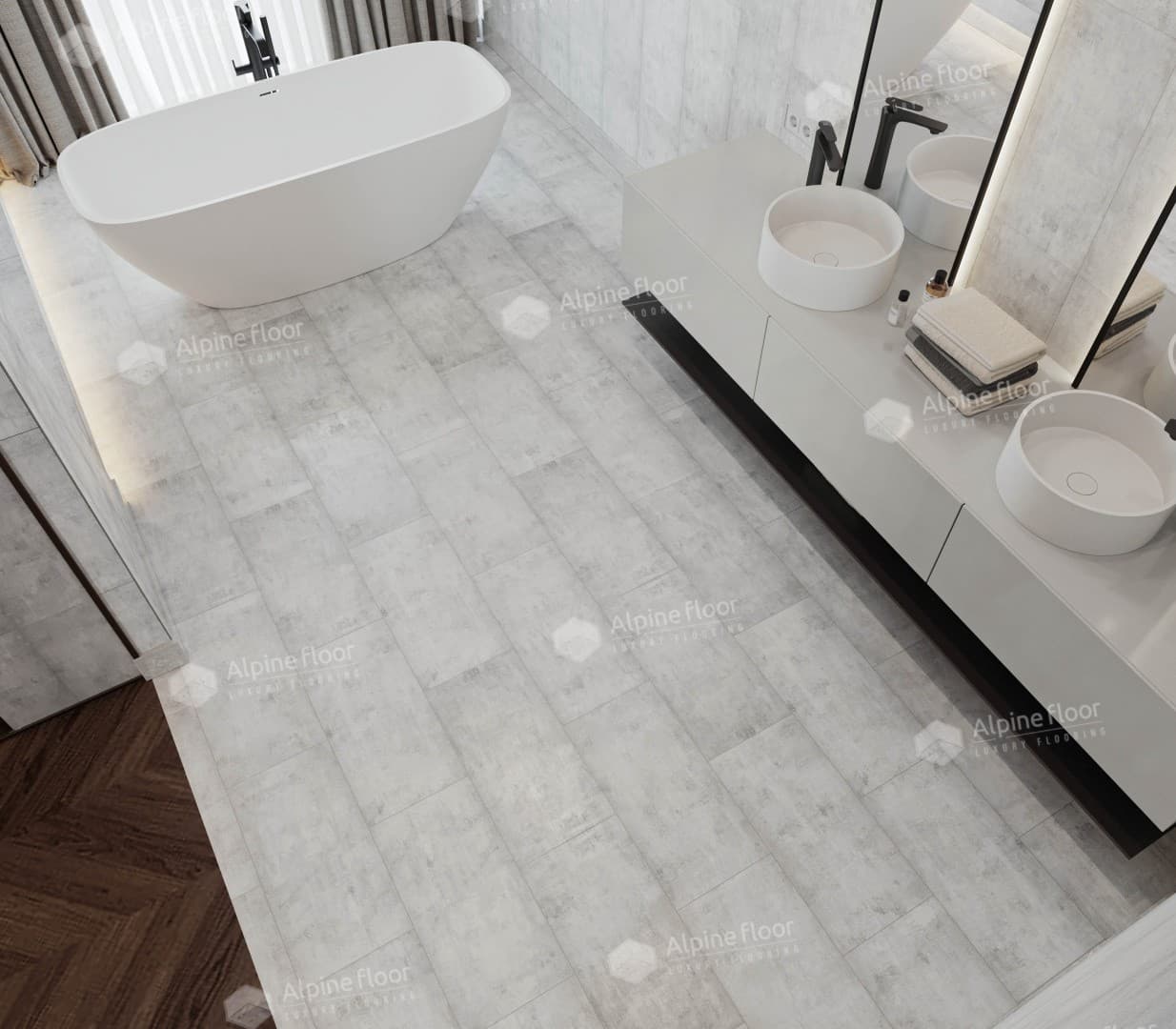 Кварц-виниловая плитка Alpine Floor Сумиредо Eco 4-18