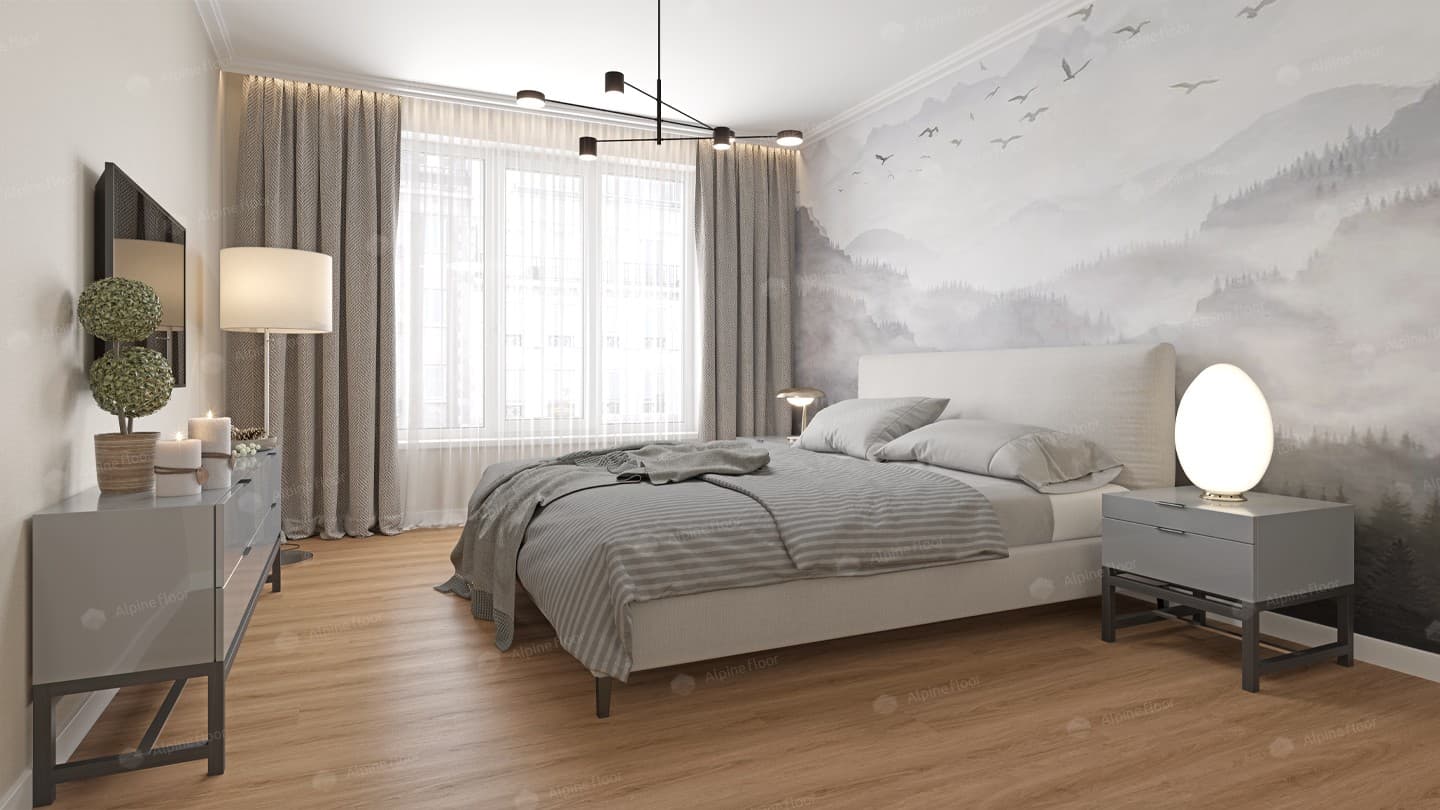 Виниловая плитка Alpine Floor Дуб Рыжий Eco 5-21