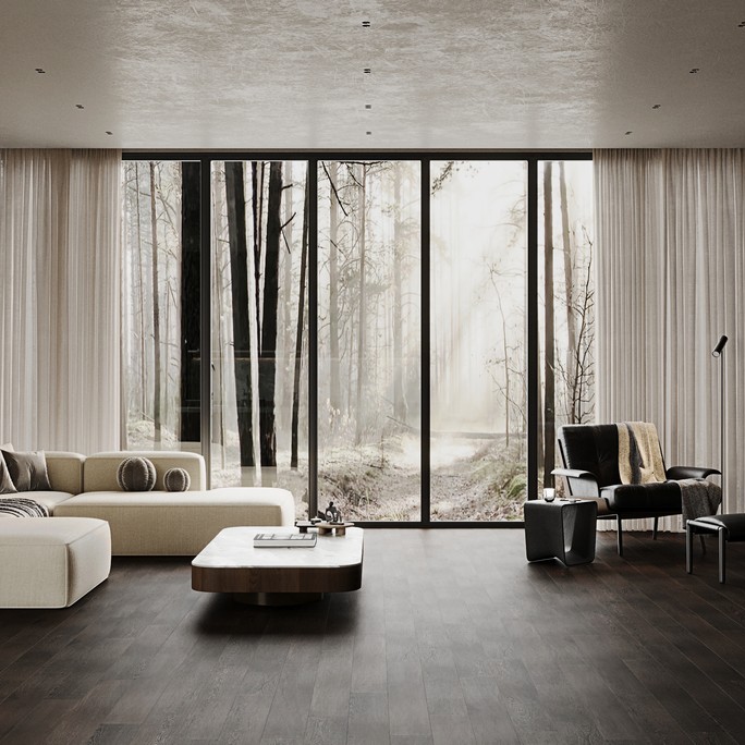 Кварц-виниловый паркет Quartz Parquet 7-400-64 Венге Африканский