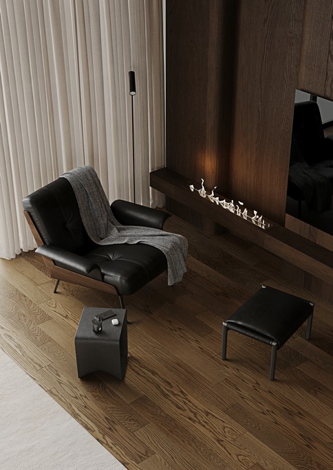 Кварц-виниловый паркет Quartz Parquet 7-1258-59 Дуб Кедровый Латте
