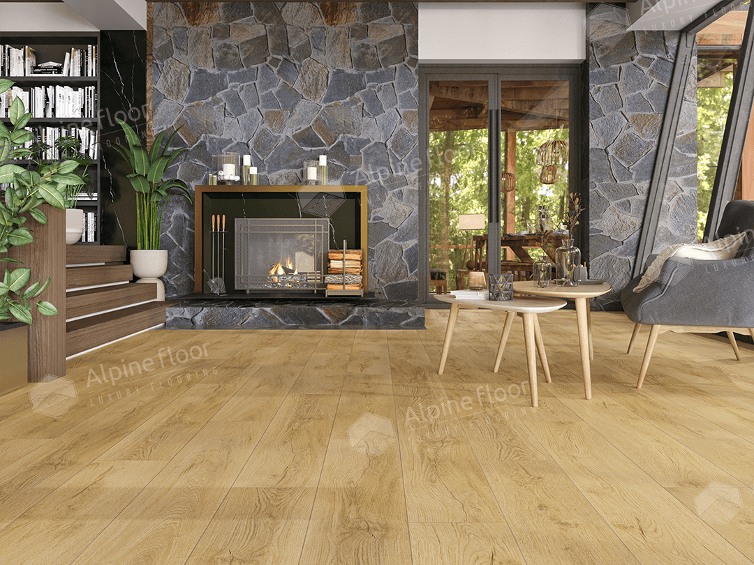 Кварц-виниловая плитка Alpine Floor Eco 21-17 Жардин